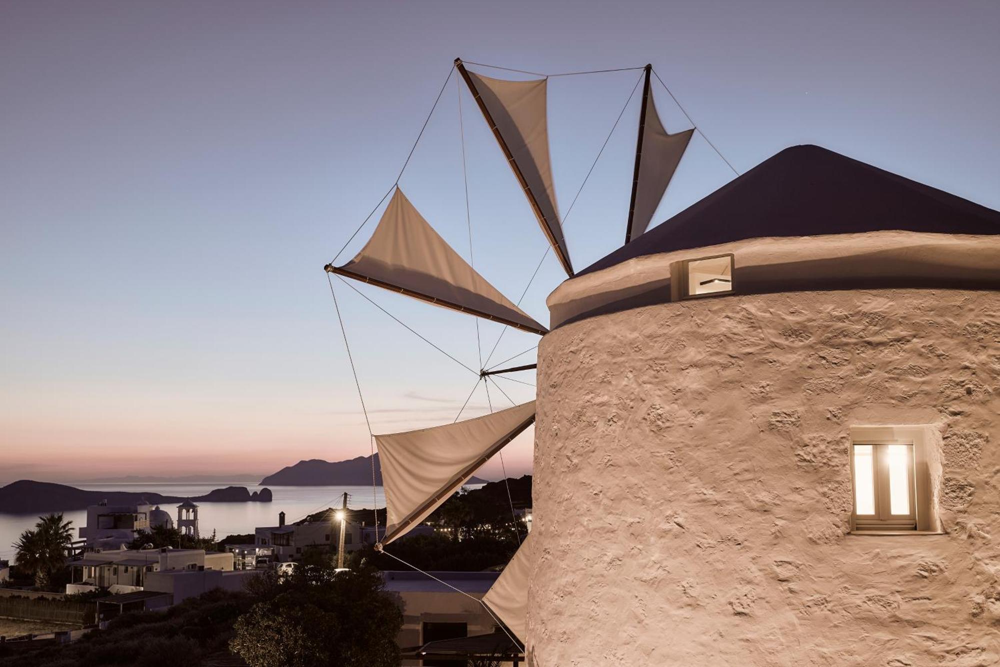 Ferienwohnung Windmill Karamitsos Since 1859 Trypiti Exterior foto