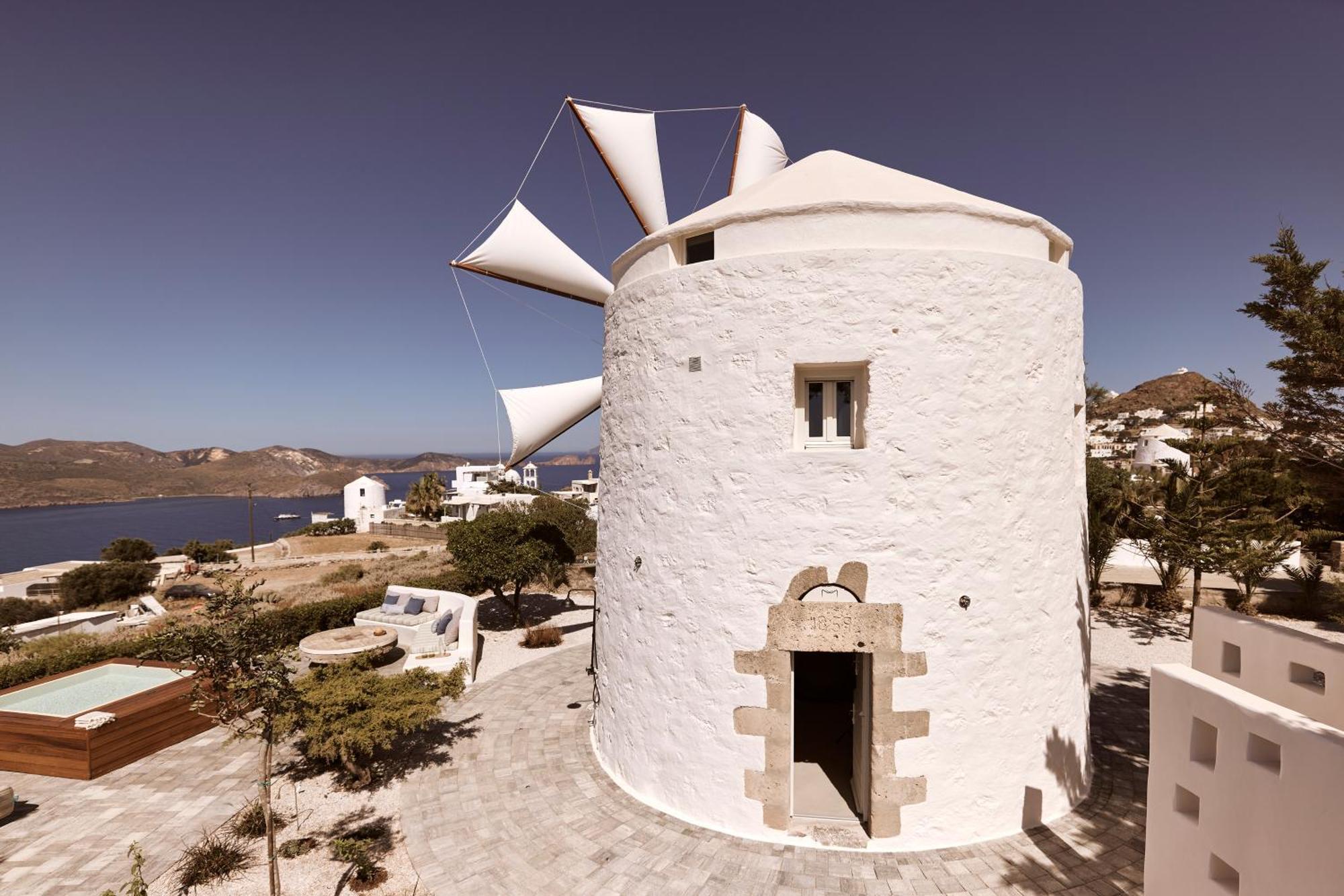 Ferienwohnung Windmill Karamitsos Since 1859 Trypiti Exterior foto